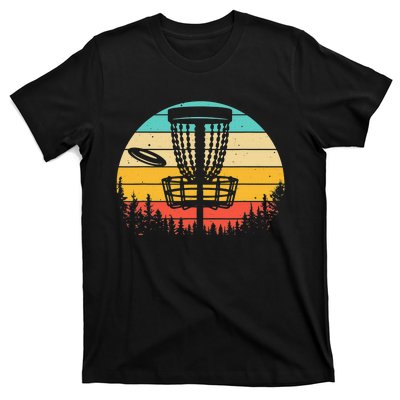 Vintage Disc Golf Frolf Retro Frisbee Disc Golfer T-Shirt