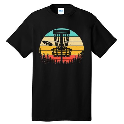 Vintage Disc Golf Frolf Retro Frisbee Disc Golfer Tall T-Shirt