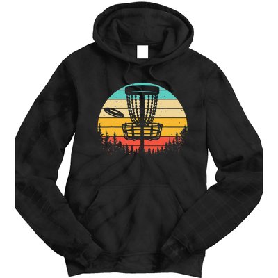 Vintage Disc Golf Frolf Retro Frisbee Disc Golfer Tie Dye Hoodie