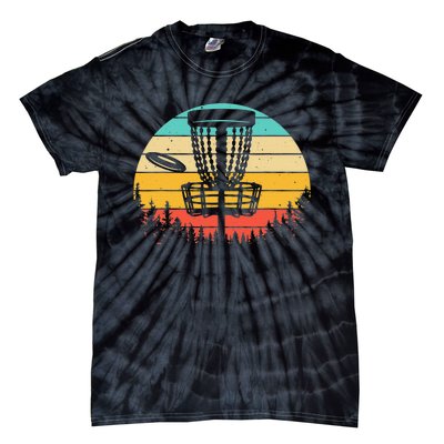 Vintage Disc Golf Frolf Retro Frisbee Disc Golfer Tie-Dye T-Shirt