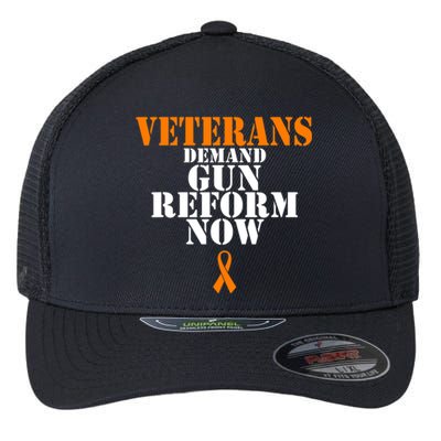 Veterans Demand Gun Reform Now Anti Gun Violence Flexfit Unipanel Trucker Cap