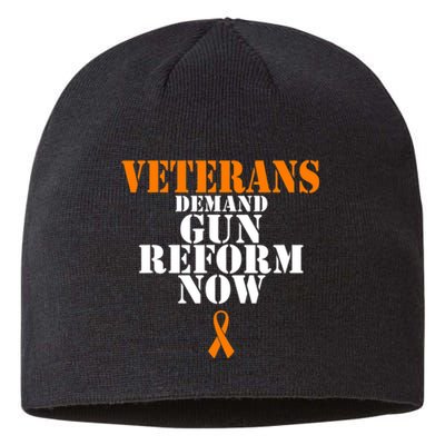 Veterans Demand Gun Reform Now Anti Gun Violence Sustainable Beanie