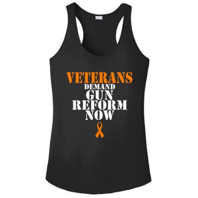 Veterans Demand Gun Reform Now Anti Gun Violence Ladies PosiCharge Competitor Racerback Tank