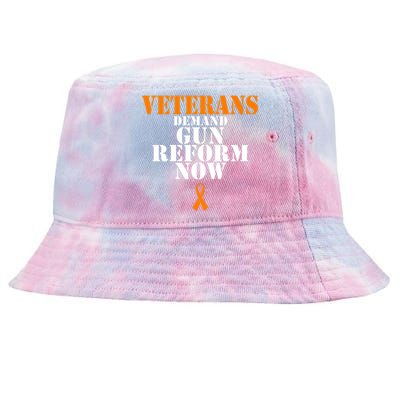 Veterans Demand Gun Reform Now Anti Gun Violence Tie-Dyed Bucket Hat