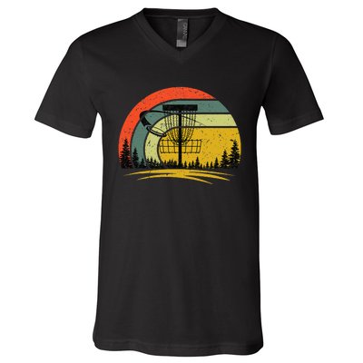 Vintage Disc Golf Frolf Flying Disc Golf V-Neck T-Shirt