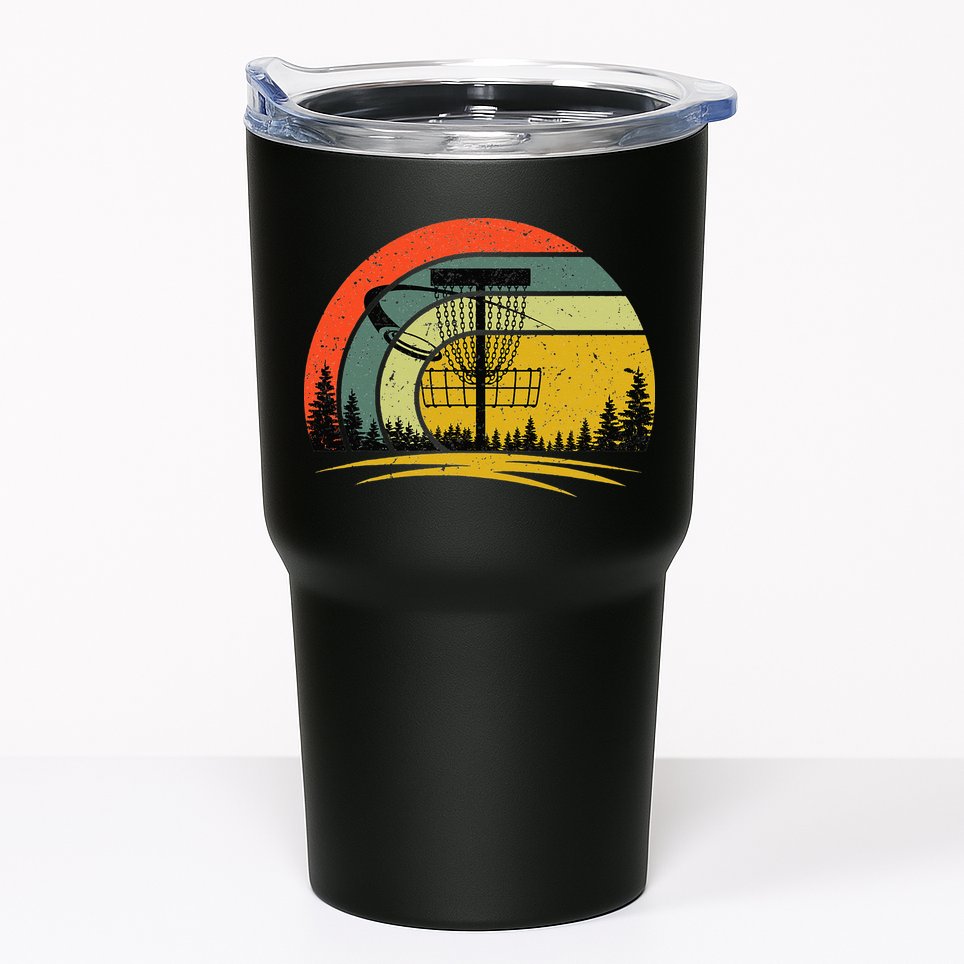Vintage Disc Golf Frolf Flying Disc Golf Tumbler