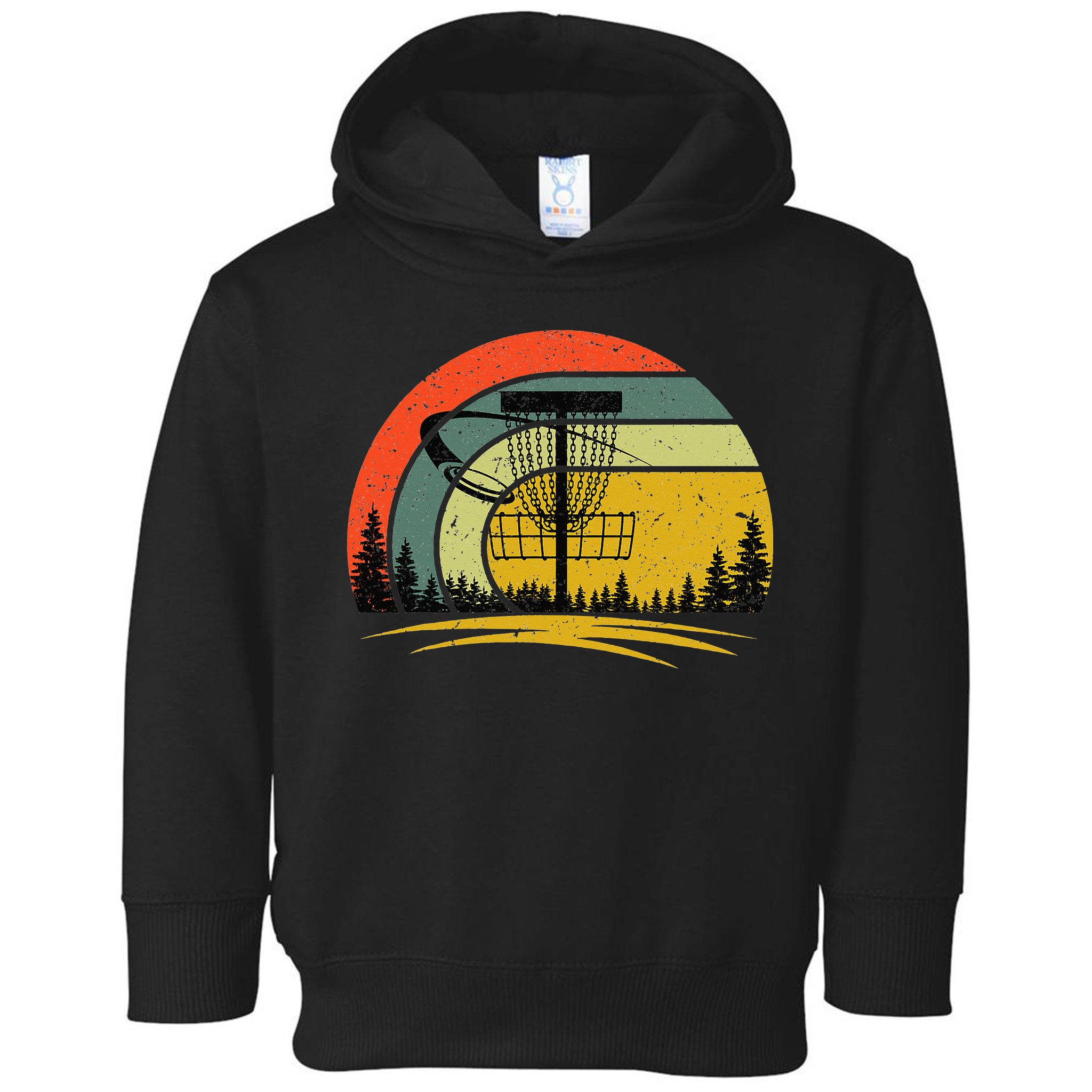 Vintage Disc Golf Frolf Flying Disc Golf Toddler Hoodie