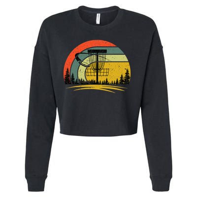 Vintage Disc Golf Frolf Flying Disc Golf Cropped Pullover Crew