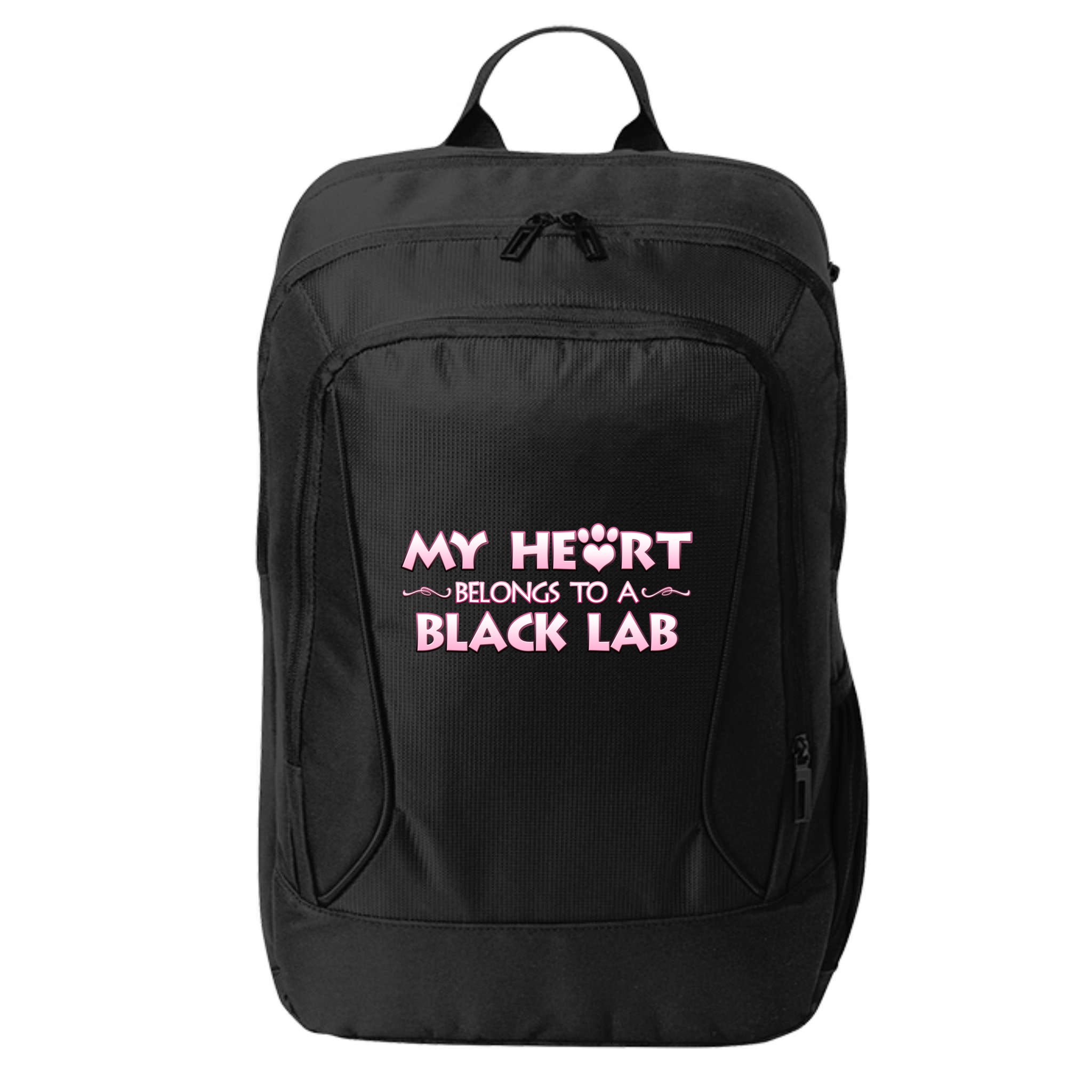 Valentine's Day Gift For Black Labrador Dog Lovers And Owners Meaningful Gift City Backpack