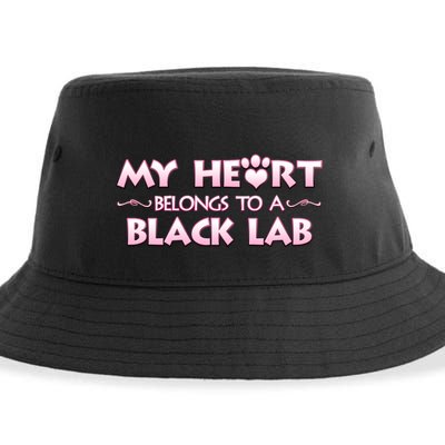 Valentine's Day Gift For Black Labrador Dog Lovers And Owners Meaningful Gift Sustainable Bucket Hat