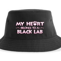Valentine's Day Gift For Black Labrador Dog Lovers And Owners Meaningful Gift Sustainable Bucket Hat