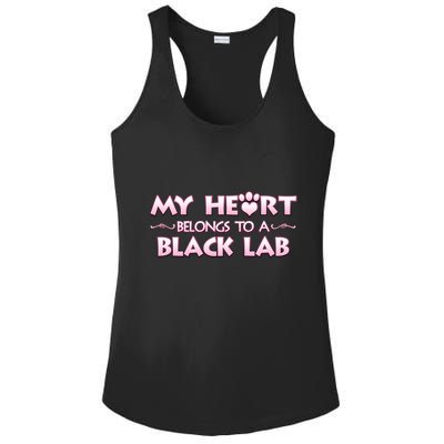 Valentine's Day Gift For Black Labrador Dog Lovers And Owners Meaningful Gift Ladies PosiCharge Competitor Racerback Tank