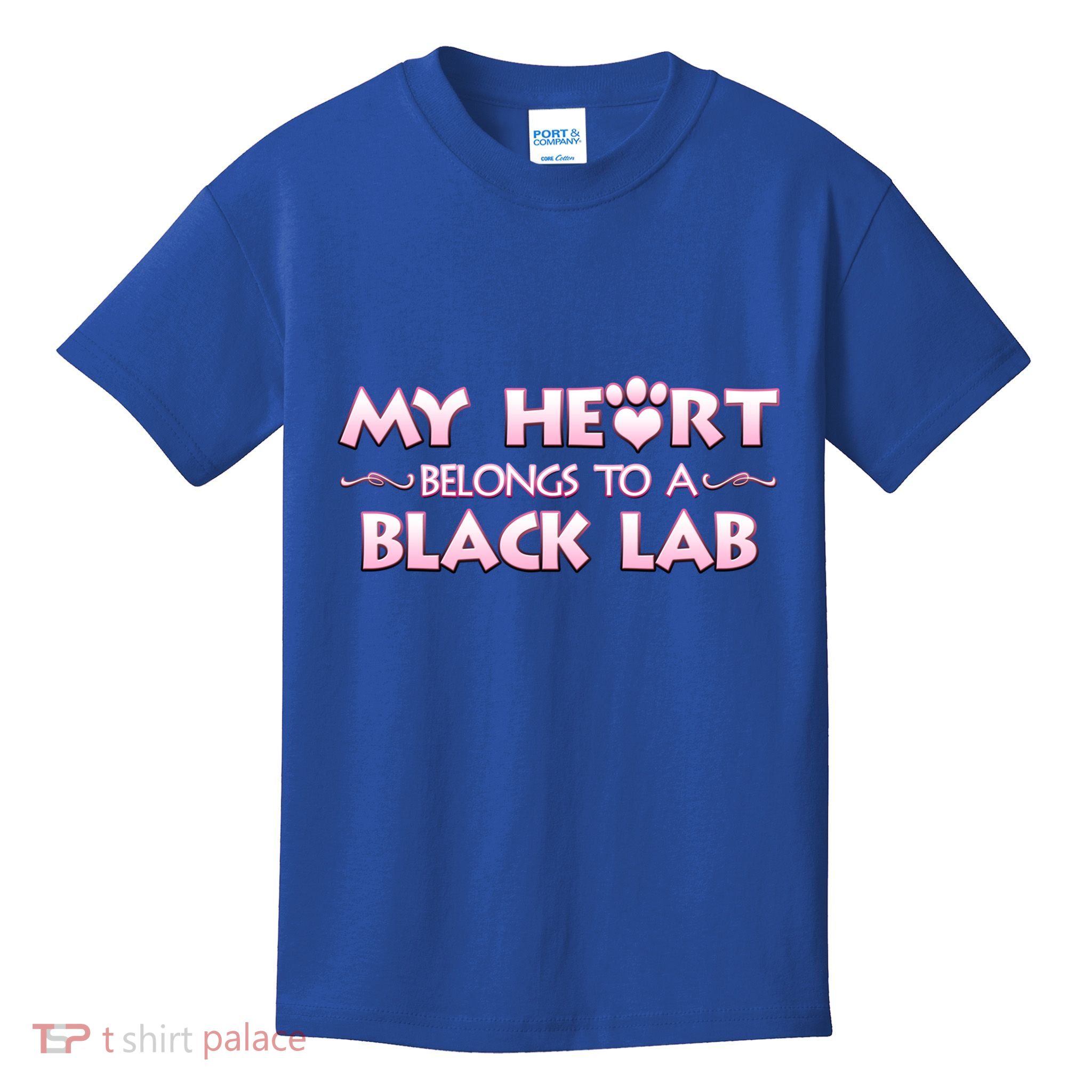 Valentine's Day Gift For Black Labrador Dog Lovers And Owners Meaningful Gift Kids T-Shirt