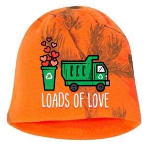 Valentines Day Garbage Truck Loads Of Love Kati - Camo Knit Beanie