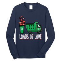 Valentines Day Garbage Truck Loads Of Love Long Sleeve Shirt