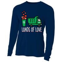 Valentines Day Garbage Truck Loads Of Love Cooling Performance Long Sleeve Crew