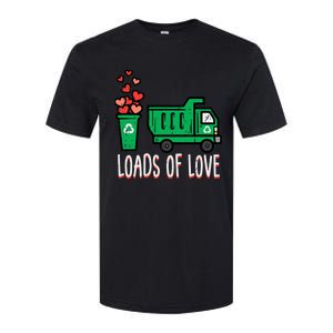 Valentines Day Garbage Truck Loads Of Love Softstyle CVC T-Shirt