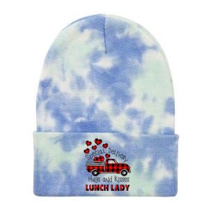 Valentine's Day Greeting Special Delivery Hugs Kisses Love Tie Dye 12in Knit Beanie