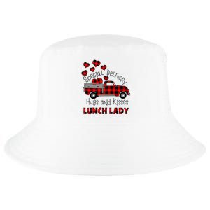 Valentine's Day Greeting Special Delivery Hugs Kisses Love Cool Comfort Performance Bucket Hat