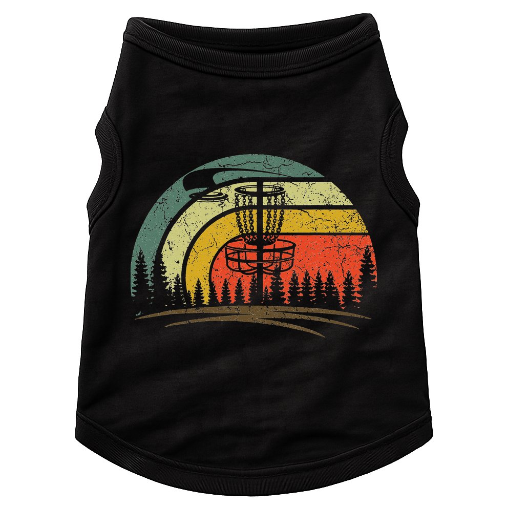 Vintage Disc Golf Shirt Frolf Flying Disc Sport Lover Doggie Tank