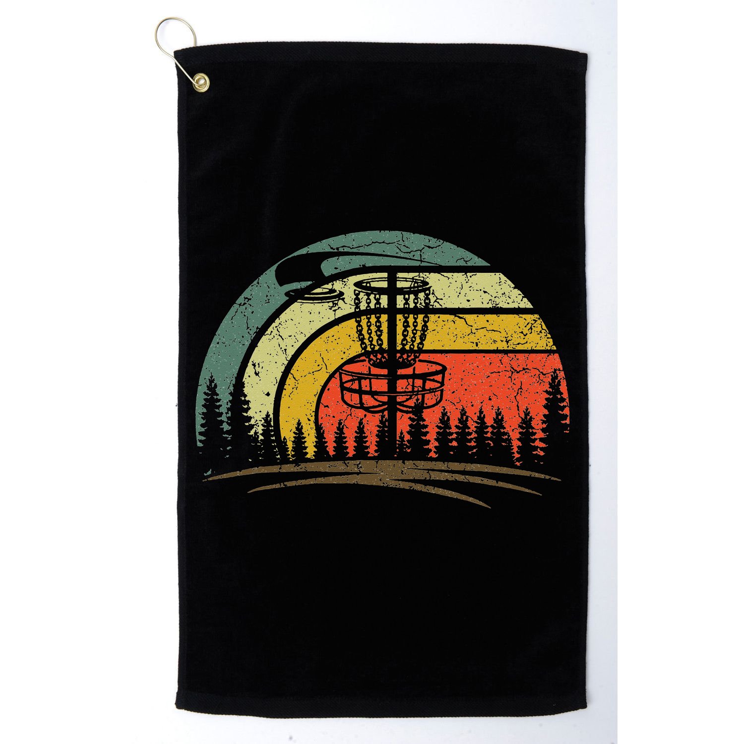 Vintage Disc Golf Shirt Frolf Flying Disc Sport Lover Golf Towel