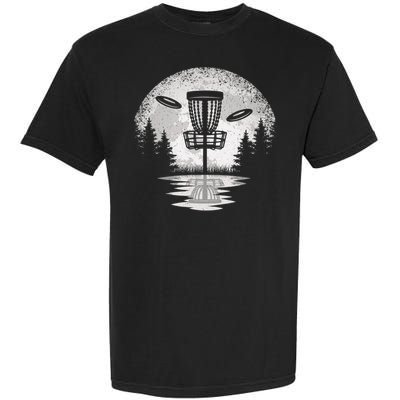 Vintage Disc Golf Basket Tree Frisbee Golf Lover Great Gift Garment-Dyed Heavyweight T-Shirt