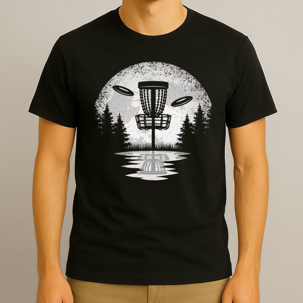 Vintage Disc Golf Basket Tree Frisbee Golf Lover Great Gift T-Shirt