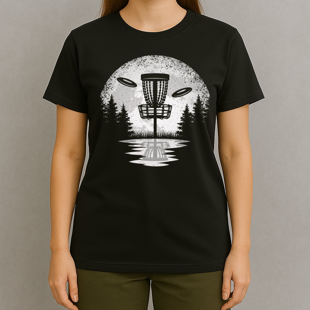 Vintage Disc Golf Basket Tree Frisbee Golf Lover Great Gift T-Shirt