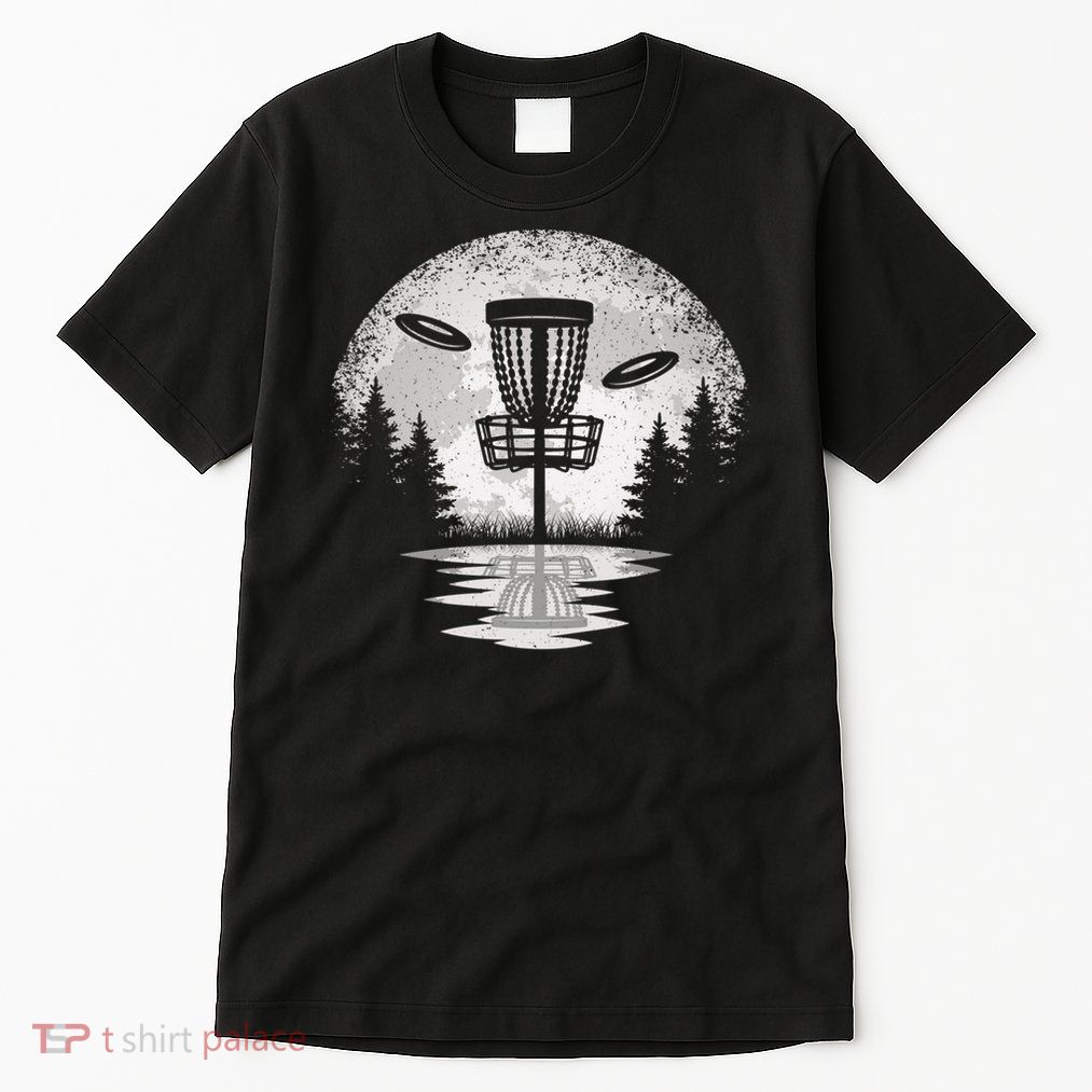 Vintage Disc Golf Basket Tree Frisbee Golf Lover Great Gift Tall T-Shirt