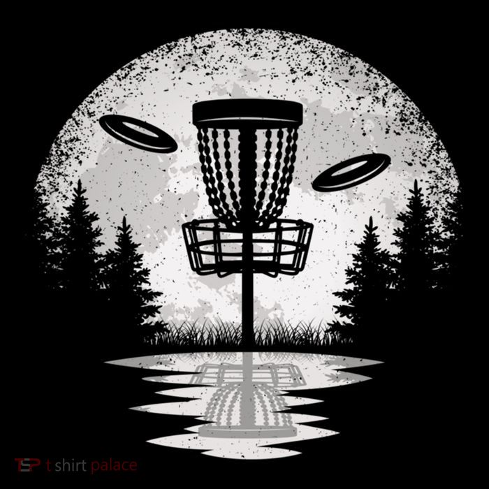 Vintage Disc Golf Basket Tree Frisbee Golf Lover Great Gift Tall T-Shirt