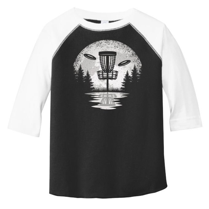 Vintage Disc Golf Basket Tree Frisbee Golf Lover Great Gift Toddler Fine Jersey T-Shirt