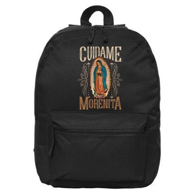 Virgen De Guadalupe. CuíDame Morenita Vintage Design 16 in Basic Backpack