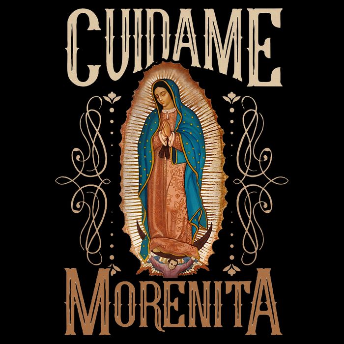Virgen De Guadalupe. CuíDame Morenita Vintage Design Womens Tank Top