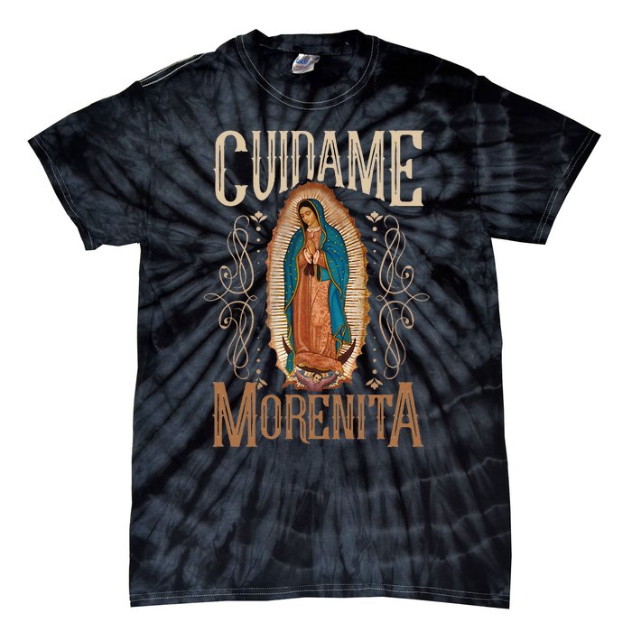 Virgen De Guadalupe. CuíDame Morenita Vintage Design Tie-Dye T-Shirt