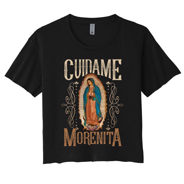 Virgen De Guadalupe. CuíDame Morenita Vintage Design Crop Top