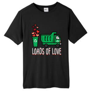 Valentines Day Garbage Truck Loads Of Love Tall Fusion ChromaSoft Performance T-Shirt