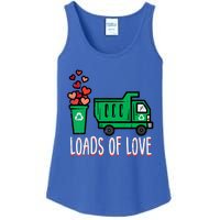 Valentines Day Garbage Truck Loads Of Love Ladies Essential Tank