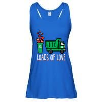 Valentines Day Garbage Truck Loads Of Love Ladies Essential Flowy Tank