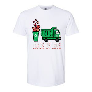 Valentines Day Garbage Truck Loads Of Love Softstyle CVC T-Shirt