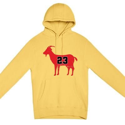 Vintage Distressed GOAT 23 Apparel Premium Pullover Hoodie