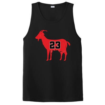 Vintage Distressed GOAT 23 Apparel PosiCharge Competitor Tank