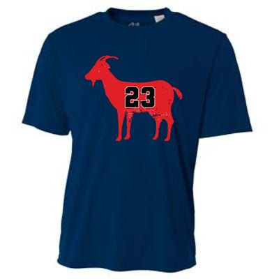 Vintage Distressed GOAT 23 Apparel Cooling Performance Crew T-Shirt