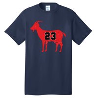 Vintage Distressed GOAT 23 Apparel Tall T-Shirt