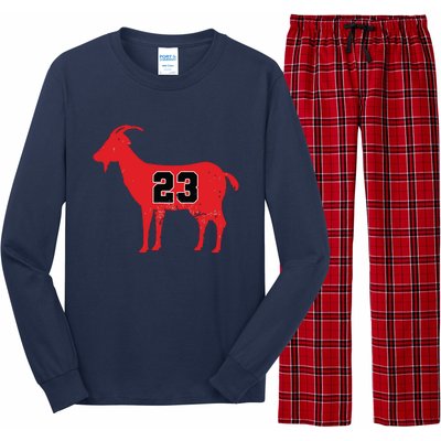 Vintage Distressed GOAT 23 Apparel Long Sleeve Pajama Set