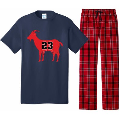 Vintage Distressed GOAT 23 Apparel Pajama Set