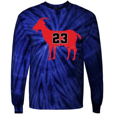 Vintage Distressed GOAT 23 Apparel Tie-Dye Long Sleeve Shirt