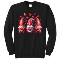 Valentines Day Gnomes Cute Red Hearts Love Gnome Tall Sweatshirt