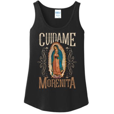 Virgen De Guadalupe. Cuídame Morenita Vintage Design Ladies Essential Tank