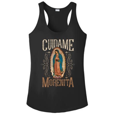 Virgen De Guadalupe. Cuídame Morenita Vintage Design Ladies PosiCharge Competitor Racerback Tank