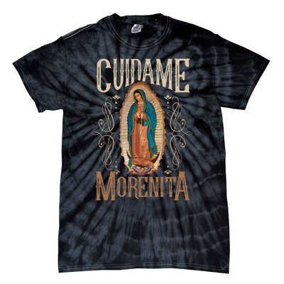 Virgen De Guadalupe. Cuídame Morenita Vintage Design Tie-Dye T-Shirt